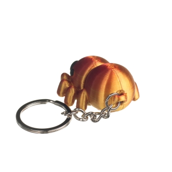 Pająk czerwony - brelok do kluczy